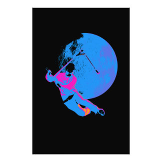 Spinning the Moon - Scooter Rider Photo Print