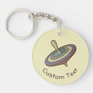 Spinning Top Keychain