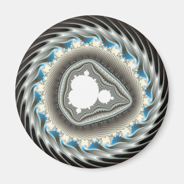 Spinning wheel - Fractal Magnet (Front)