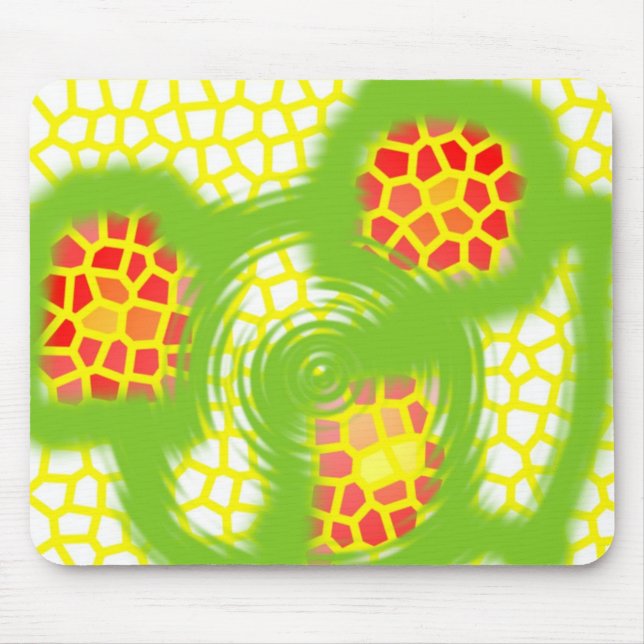 Spinning Wheel Mouse Mat (Front)