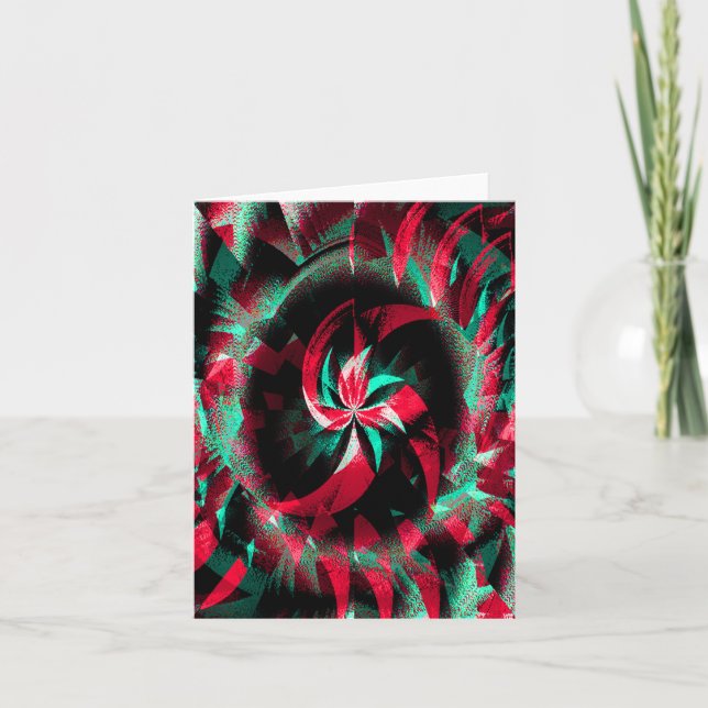 Spinning Yule wreath.... Card (Front)