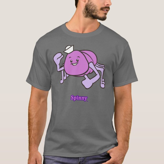 Spinny Basic Dark T-Shirt (Front)