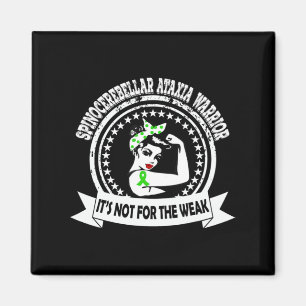 Spinocerebellar Ataxia warrior awareness t shirt11 Magnet