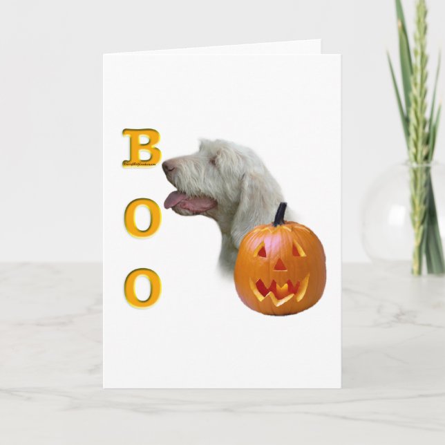 Spinone Italiano Boo Card (Front)