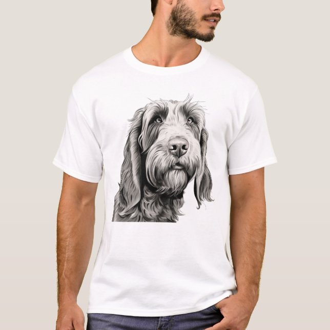 Spinone Italiano Dog T-Shirt (Front)