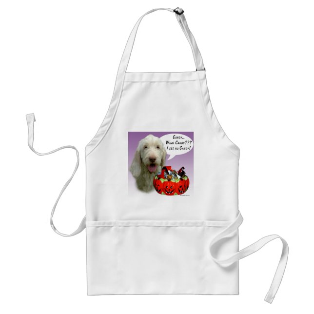 Spinone Italiano Halloween Candy Standard Apron (Front)