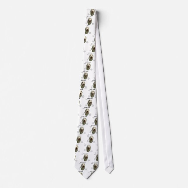 Spinone Italiano History Design Tie (Front)