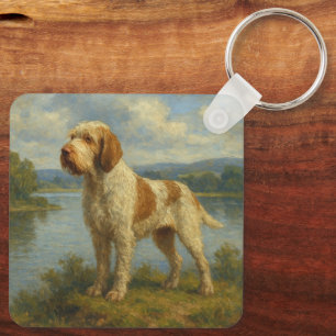 Spinone Italiano Key Ring