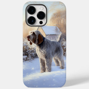 Spinone Italiano Let It Snow Christmas Case-Mate iPhone 14 Pro Max Case