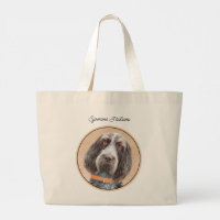 Spinone Italiano Painting Brown Roan Cute Dog Art