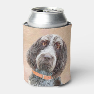 Spinone Italiano Painting - Cute Original Dog Art Can Cooler