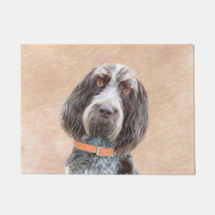 Spinone Italiano Painting - Cute Original Dog Art Doormat