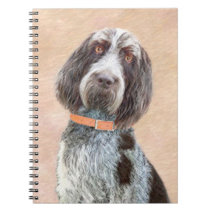 Spinone Italiano Painting - Cute Original Dog Art Notebook