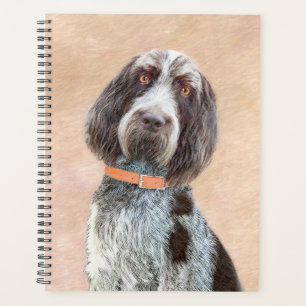 Spinone Italiano Painting - Cute Original Dog Art Planner