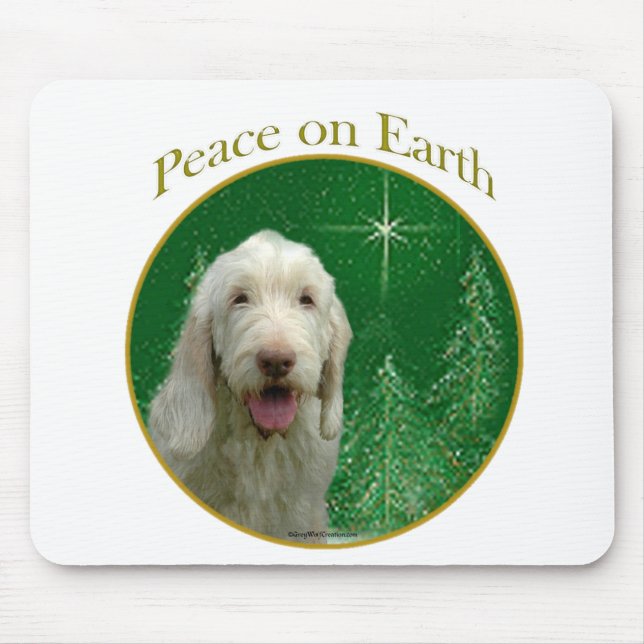 Spinone Italiano Peace Mouse Mat (Front)