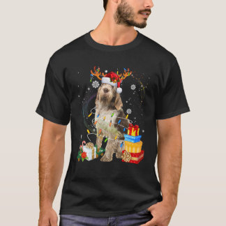 Spinone Italiano Reindeer Santa Christmas Funny Do T-Shirt