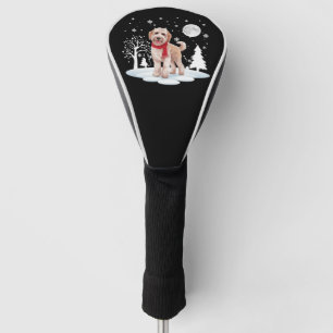 Spinone Italiano Under Moonlight Snow Christmas Golf Head Cover