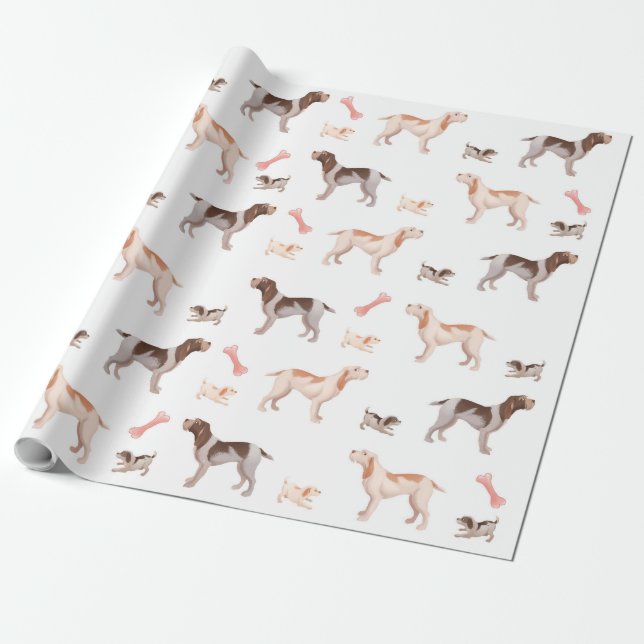 Spinone Wrapping paper (Unrolled)