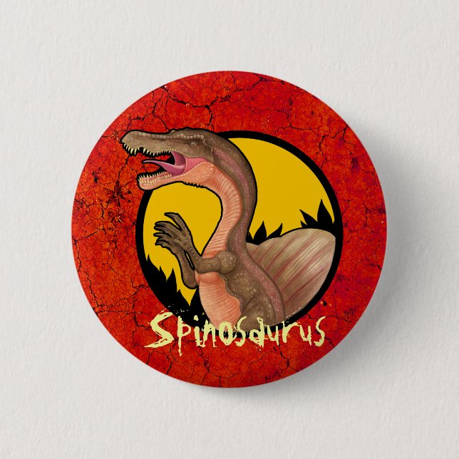 Spinosaurus button (Front)