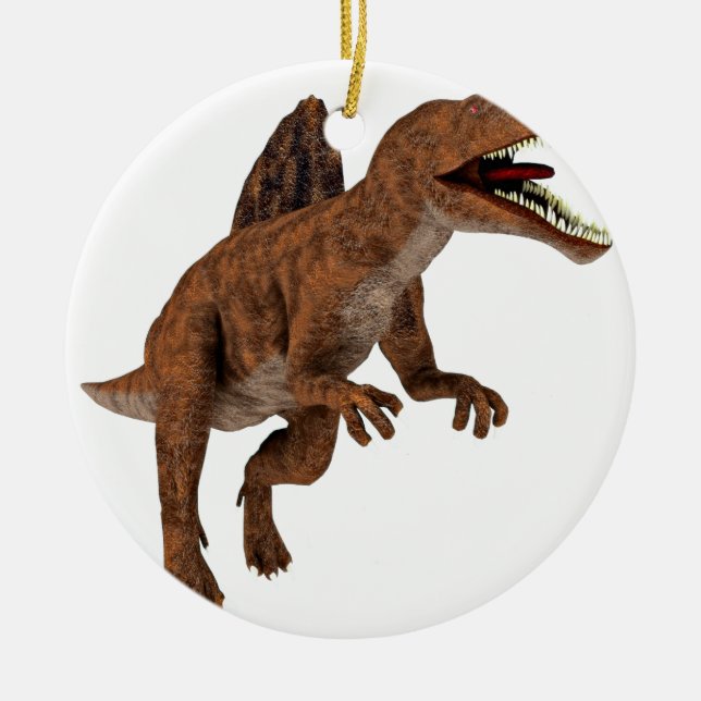 Spinosaurus Ceramic Tree Decoration (Front)