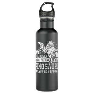 Spinosaurus Dinosaur Gift Skull Skeleton 710 Ml Water Bottle