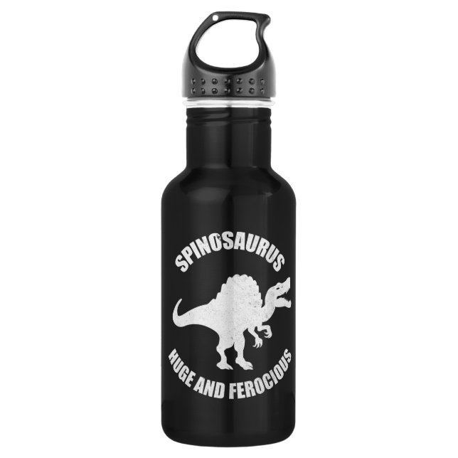 Spinosaurus Dinosaur Huge and Ferocious 532 Ml Water Bottle (Front)
