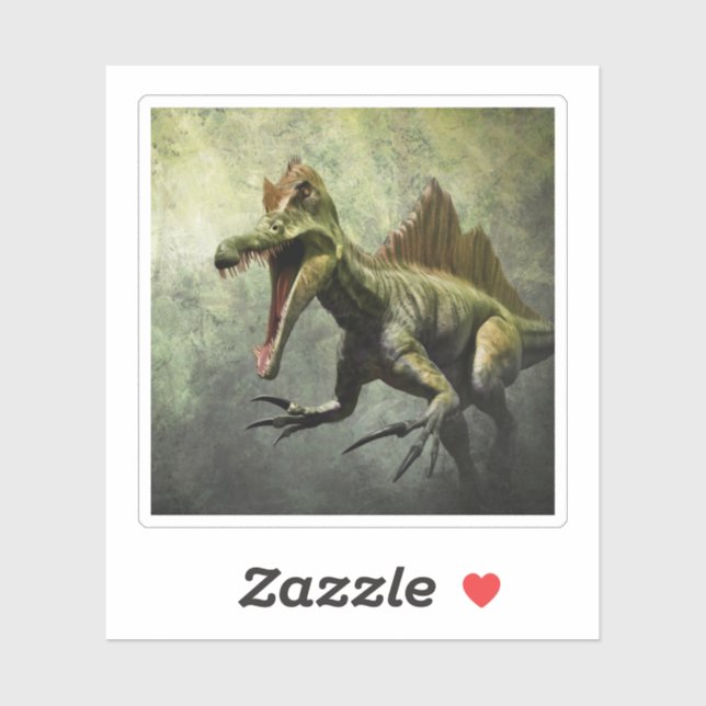 Spinosaurus Dinosaur in Primeval Forest (Sheet)