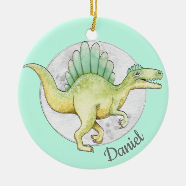 Spinosaurus Dinosaur Ornament (Front)