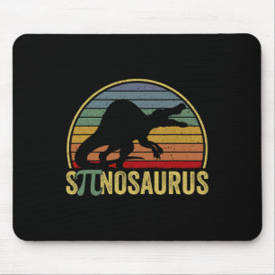 Spinosaurus - Dinosaur Pi Day Funny Math Pun  Mouse Mat