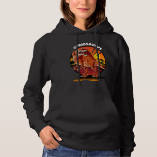 Spinosaurus Dinosaur With Background Hoodie