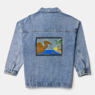 Spinosaurus Film Reel Women's Denim Jacket