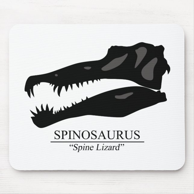 Spinosaurus Skull Mouse Mat (Front)
