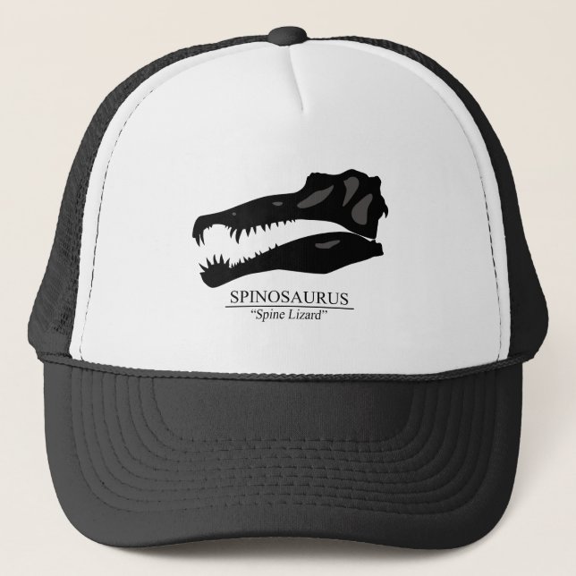 Spinosaurus Skull Trucker Hat (Front)