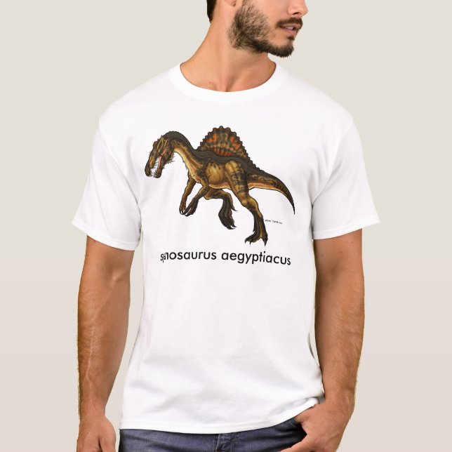 Spinosaurus, spinosaurus aegyptiacus T-Shirt (Front)