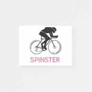 Spinster fun design post-it notes