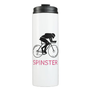 Spinster fun design thermal tumbler