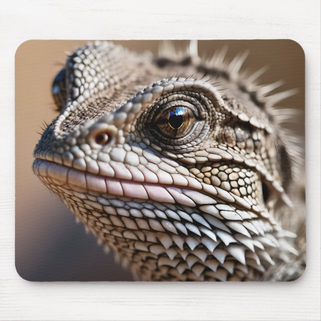 Spiny lizard, lizard, reptile mouse mat (Front)