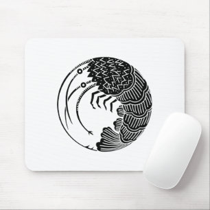 Spiny lobster circle mouse mat