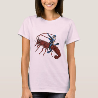 Spiny Lobster Diving with Scuba Diver T-Shirt