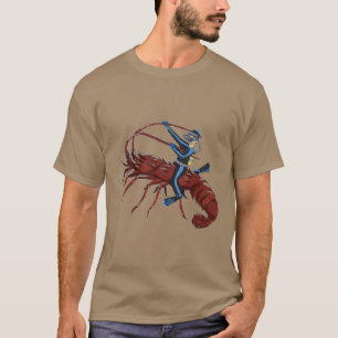 Spiny Lobster Diving with Scuba Diver T-Shirt