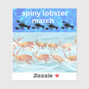 Spiny lobster march