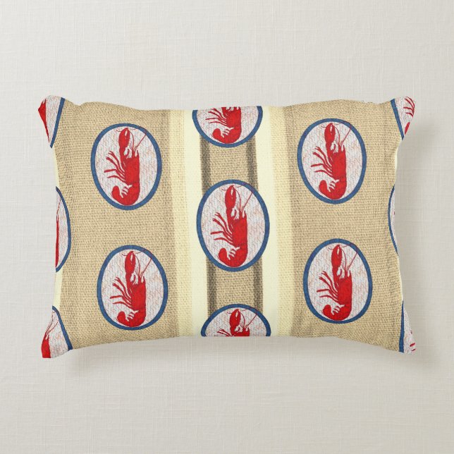 Spiny Rock Lobster Decorative Cushion (Front)