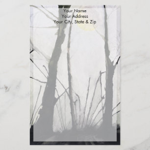 Spiny Trees & Full Moon Stationery