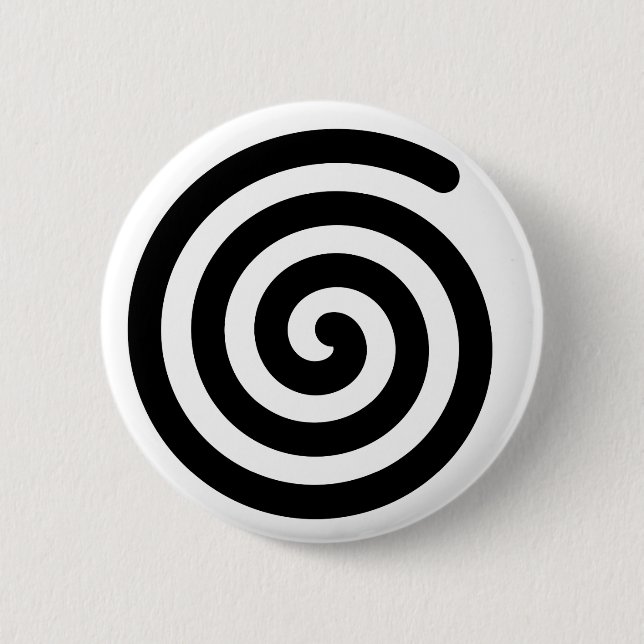 Spiral 6 Cm Round Badge (Front)