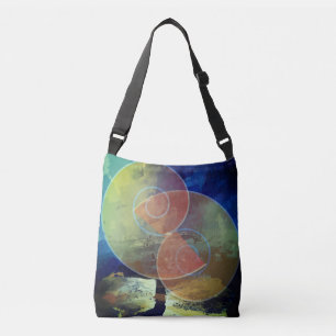 Spiral Abstract Geometrical Cross Body Bag