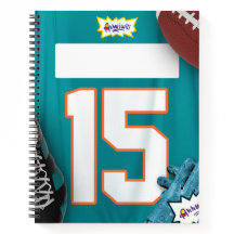 Spiral Ahhwiwiii Jersey Notebook 