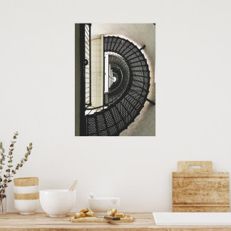 Spiral Ascent - St. Augustine Lighthouse Poster
