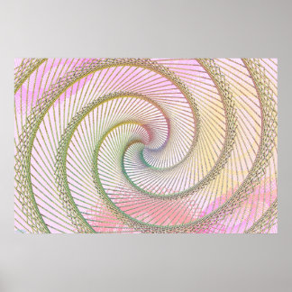 Spiral Beads Poster