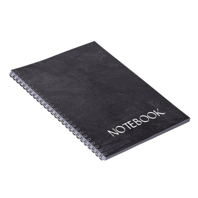 Spiral black Photo Notebook (Right Side)