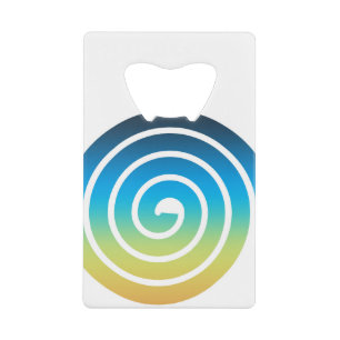 SPIRAL BLUE AND GREEN